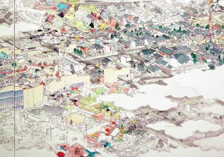 Akira Yamaguchi Muromachi Resonance Iidabashi Kagurazaka Exhibition Herenow Tokyo