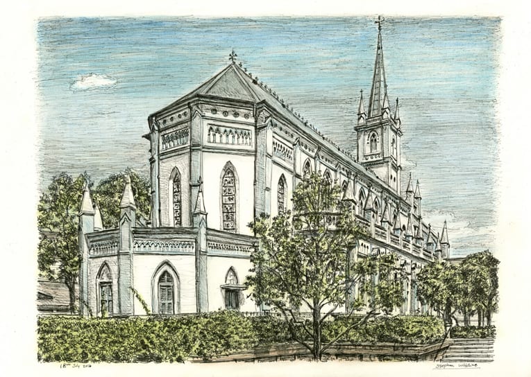 K Stephen Wiltshire オーチャード 展覧会 Herenow Singapore